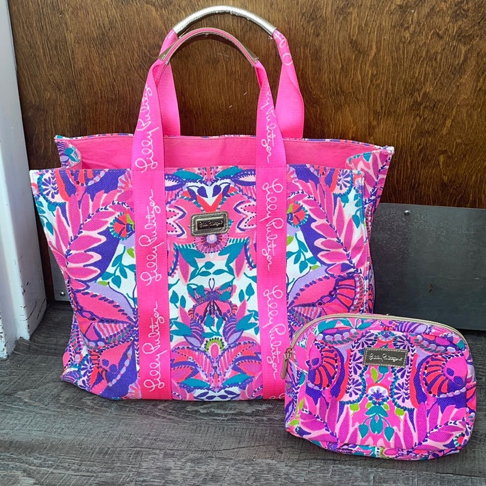 Beautiful Lilly pulitzer bag set